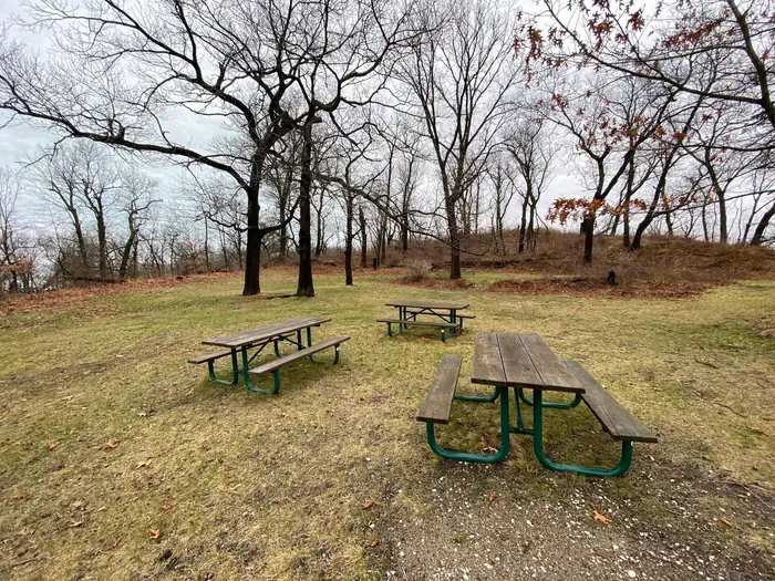 Dunbar Group Site — The Dunbar Group Camp site over looks Lake Michigan