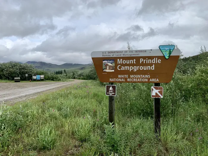 Mount Prindle Campground — Mt. Prindle Campground Sign