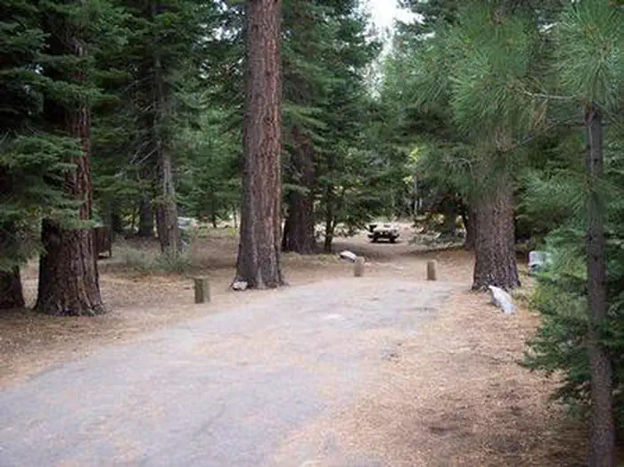FALLEN LEAF CAMPGROUND — Example of a campsite