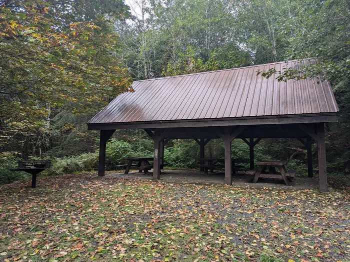 Middle Fork Campground — Lower Day Use Shelter