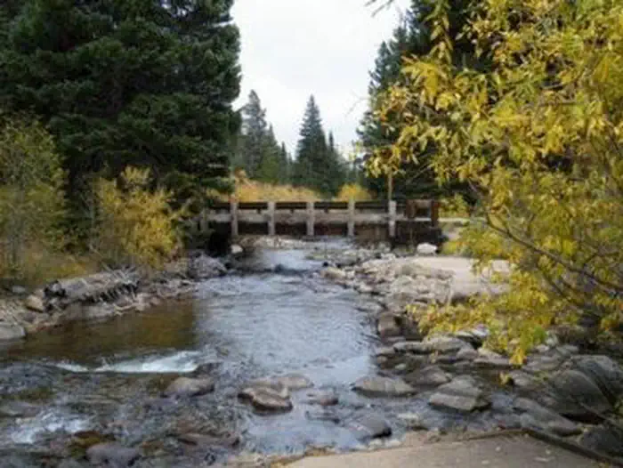 Camp Dick — CAMP DICK Bridge over Creek