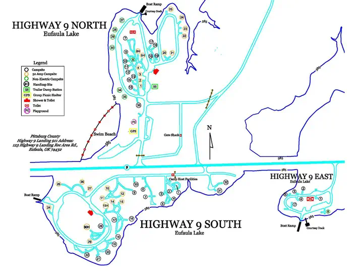HIGHWAY 9 LANDING — Highway 9 Landing Map