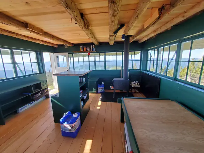Big Hole Lookout (MT) — Big Hole Lookout Inside 2