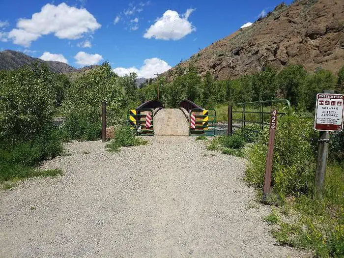 Wapiti Campground — Wapiti Bridge Over River