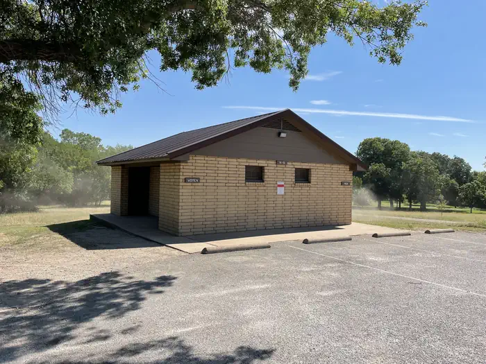 Holiday (Texas) — A photo of the renovated H-5 Restroom and Showers in South Holiday Campground 