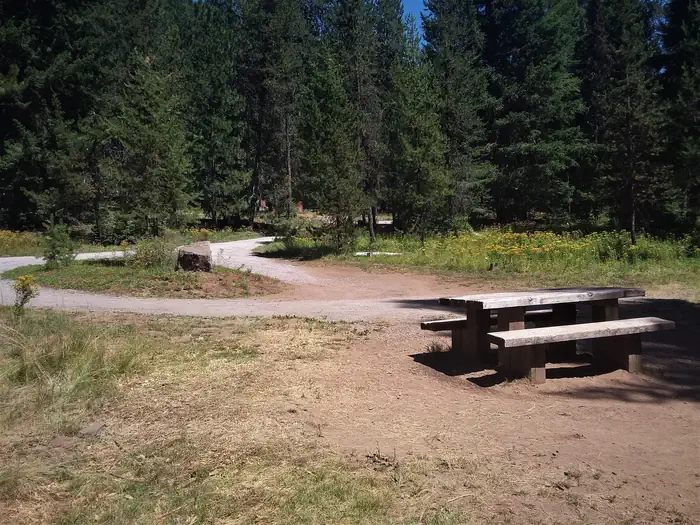 DIAMOND LAKE — Campsite in Diamond Lake Campground