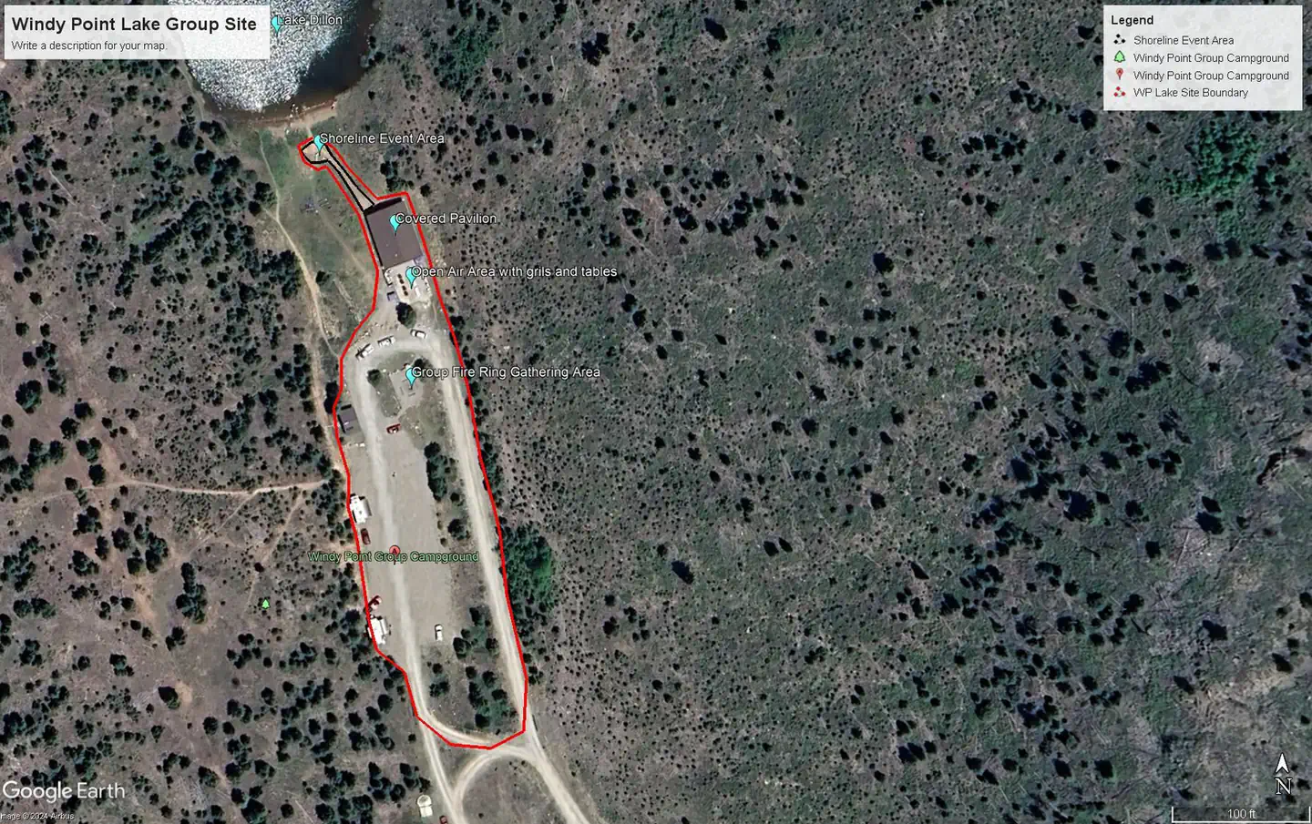 WINDY POINT GROUP (CO) — Windy Point lake Group Site Boundaries