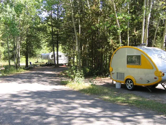 Colter Bay Village Campground — Colter Bay Campground RV site