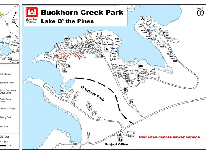 BUCKHORN CREEK — Buckhorn Brochure Map