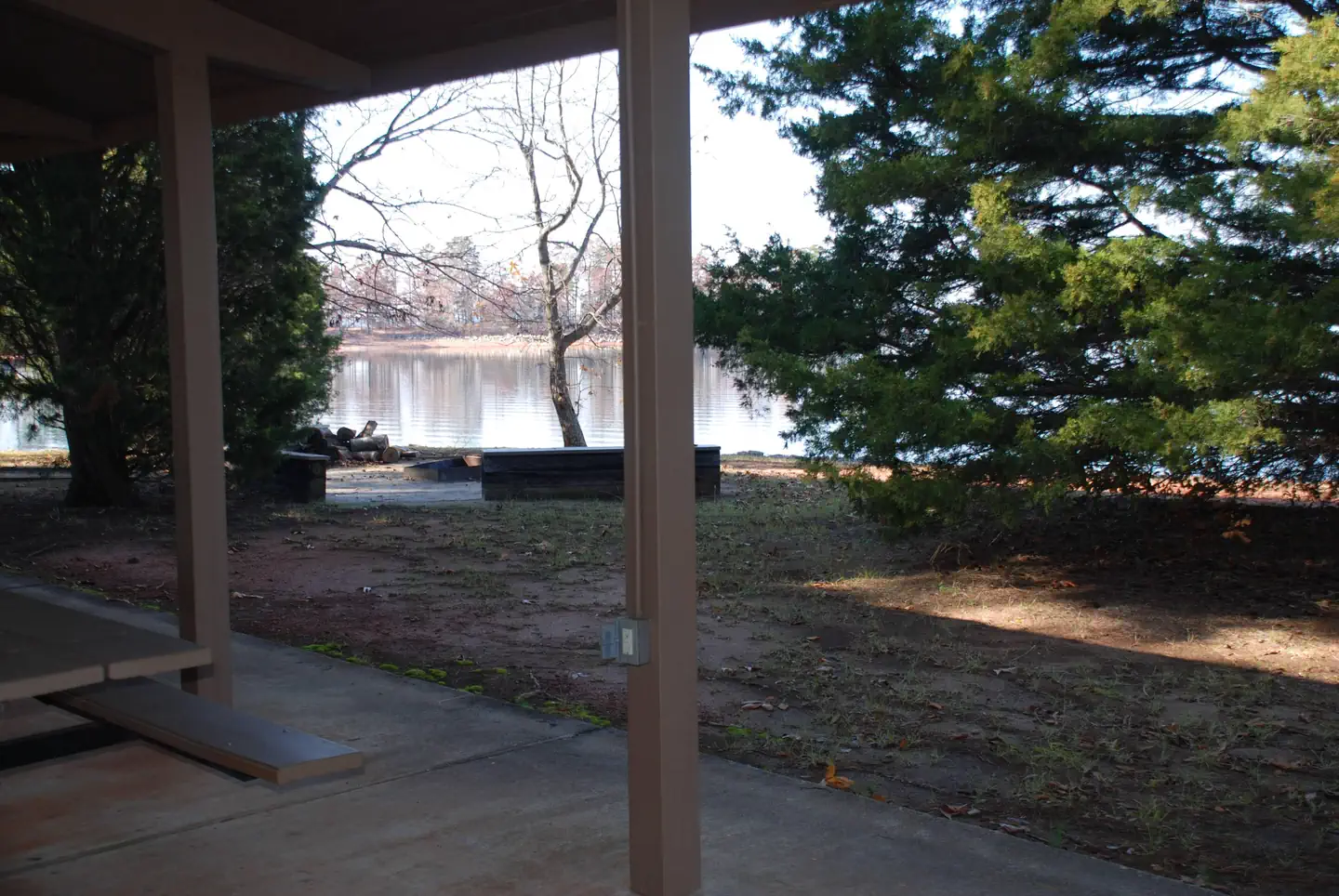 CRESCENT — VIEW FROM A PICNIC SHELTER