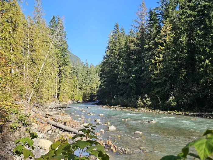 Douglas Fir Campground — North Fork Nooksack River view