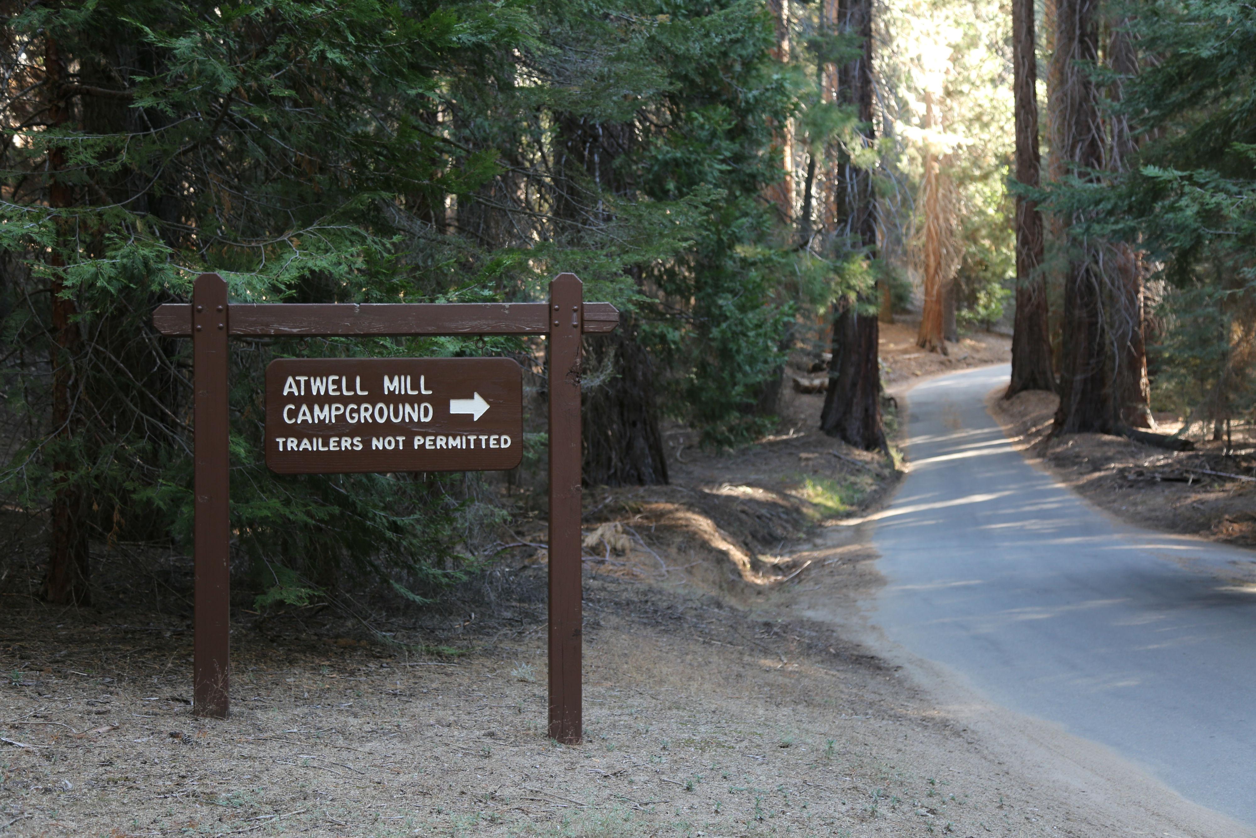 Atwell Mill Campground — Campground Entrance