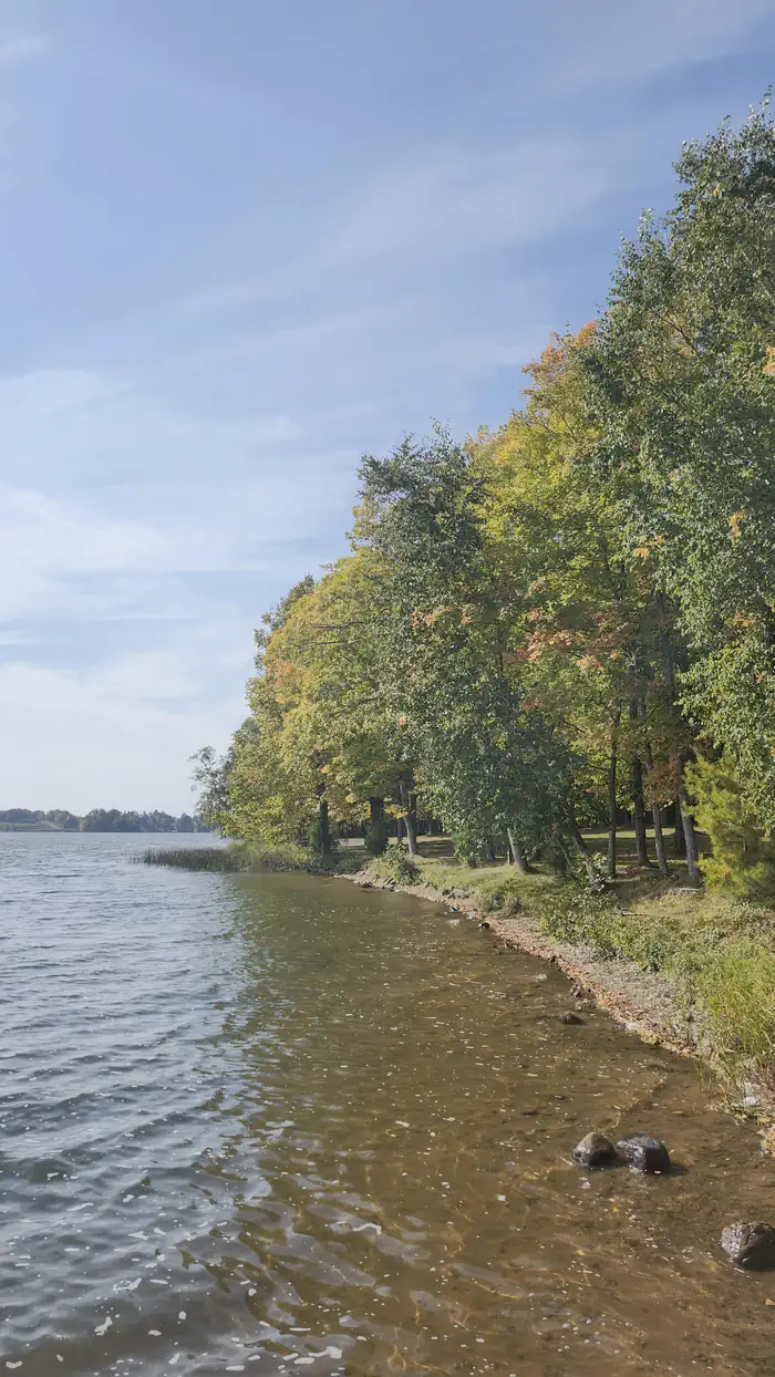 NAMEKAGON — Shoreline in Campground