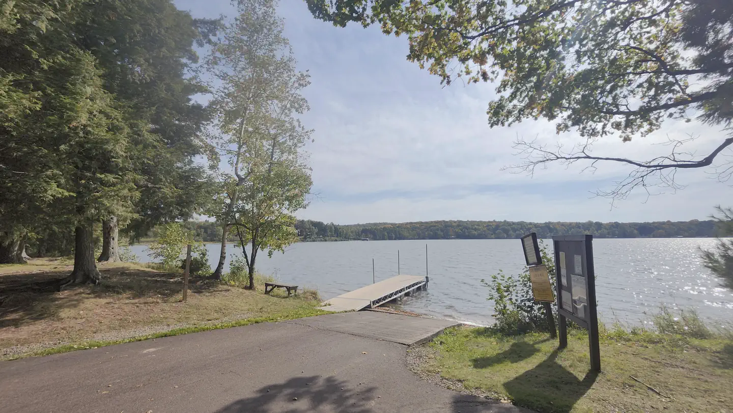NAMEKAGON — View of the Boat Launch