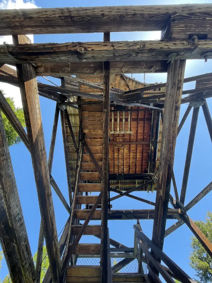 MISSION LOOKOUT — Lookout Tower from ground