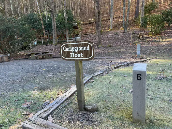 Sunburst — Campground host on site.