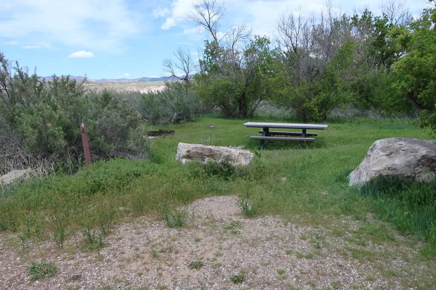 Rainbow Park Campground — Campsite 4 Rainbow Park campground