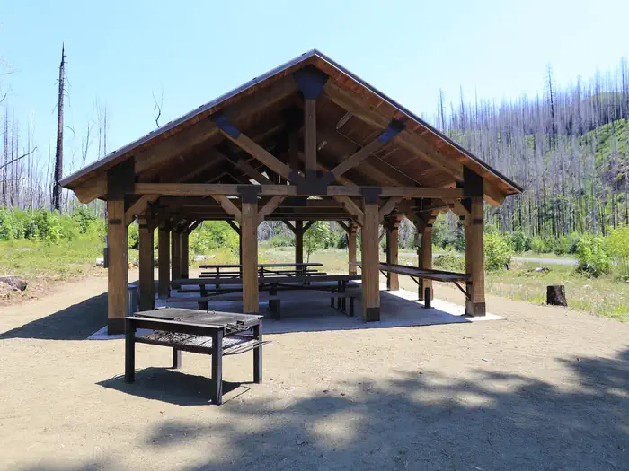 Lone Pine Group Campground — Campground Pavilion