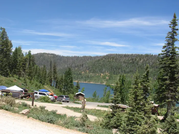 Navajo Lake Campground — Navajo lake campground on the shore of Navajo Lake