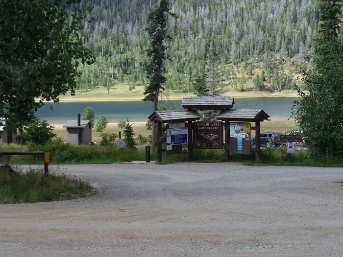 Navajo Lake Campground — Entering the North side of the campground.