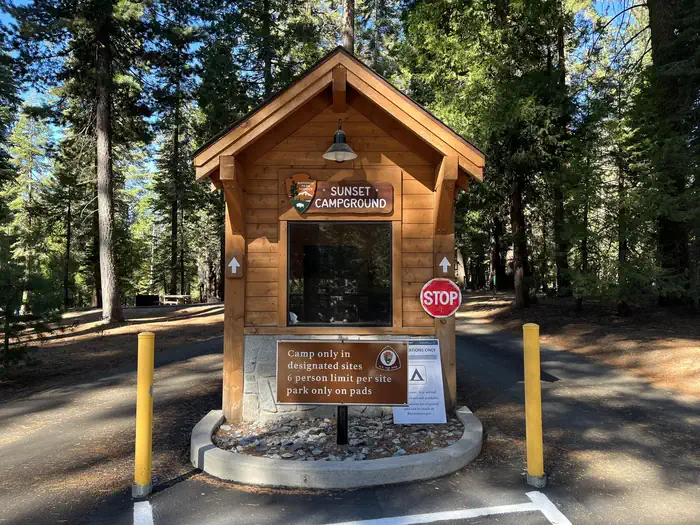 Sunset Campground (ca) — Sunset Campground Kiosk
