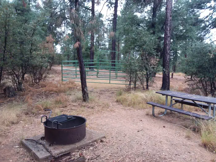 Groom Creek Horse Camp — GROOM CREEK HORSE CAMP corral and camp area