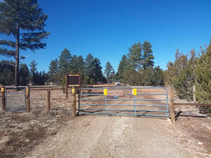 Elks Group Campground — Elks Group CG: Entrance Gate