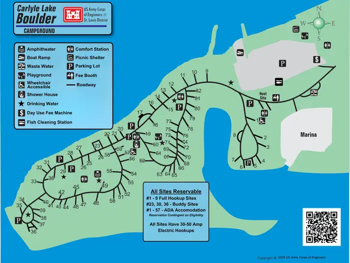 Boulder Campground — Boulder Campground Map