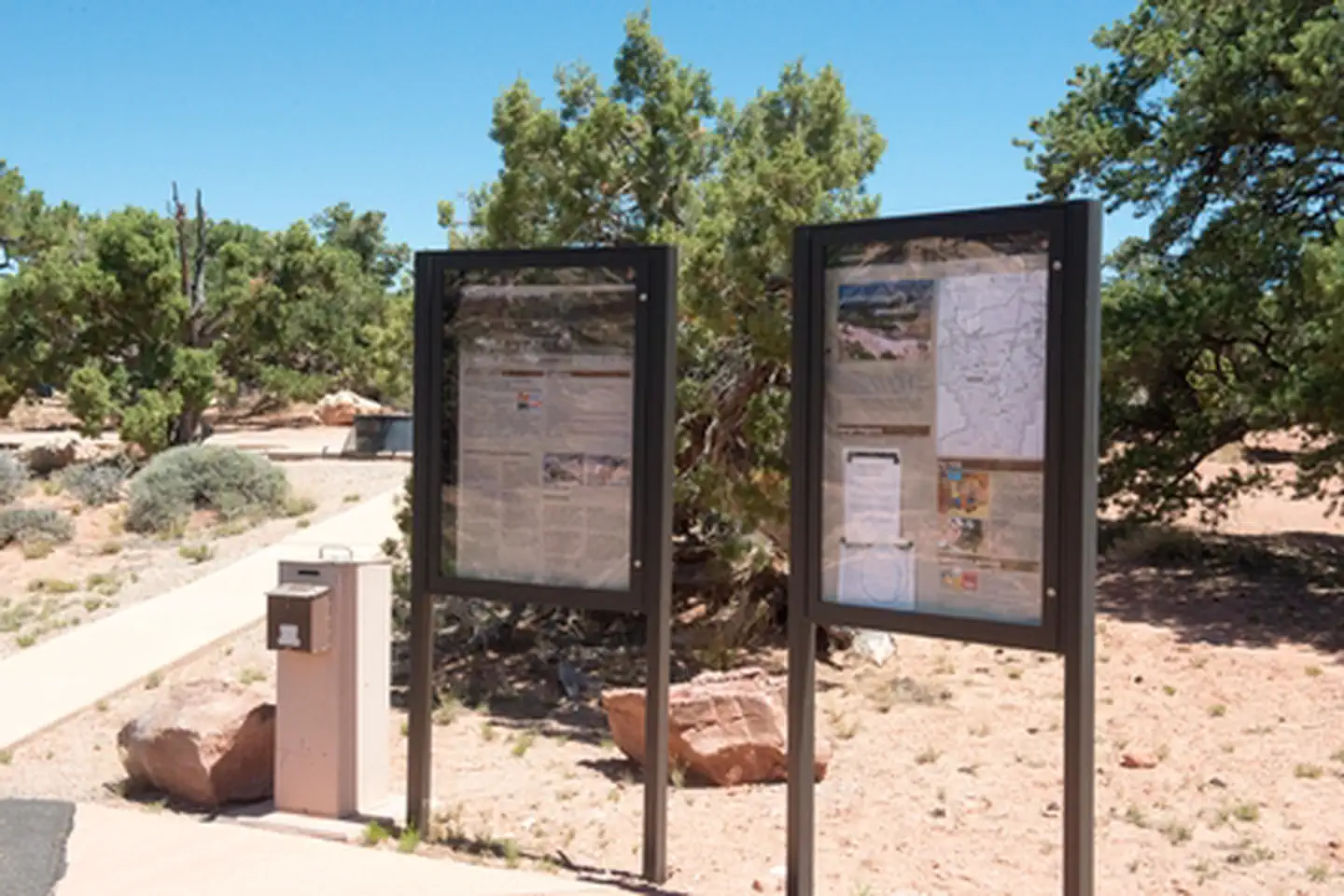 Island In The Sky (Willow Flat) Campground — Registration Board