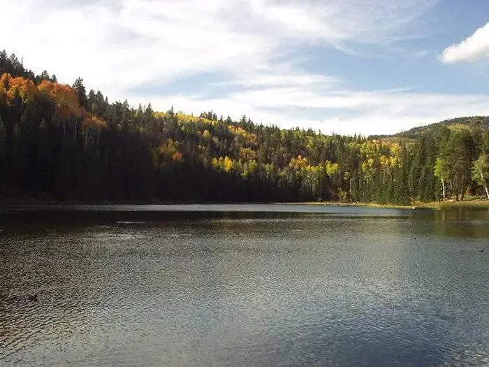 Posey Lake Campground — Posey Lake Fall Colors