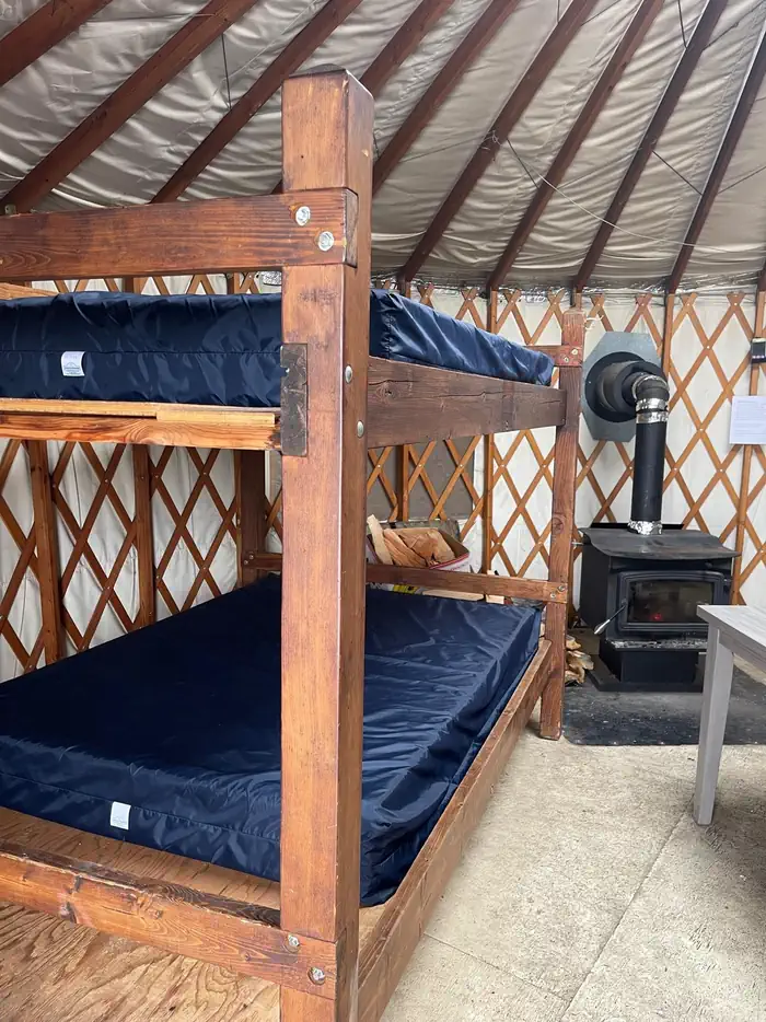 Limber Flag Yurt β Inside Yurt