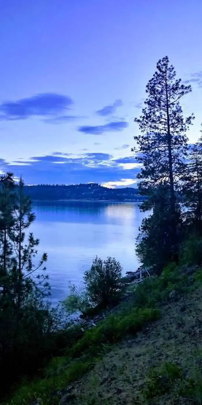 Bell Bay Campground — Coeur d’Alene Lake from Bell Bay Campground.