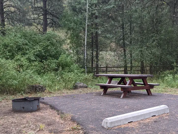 Lafferty — Paved site at Lafferty Campground (site 4)