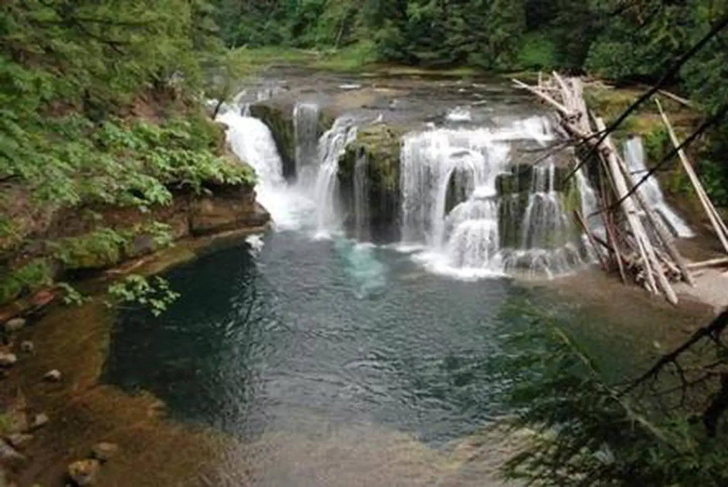 Lower Falls Campground — Lower Falls from viewing platform