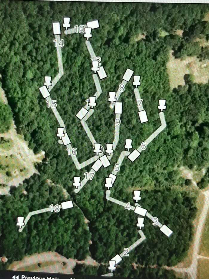 Whitten Park Campground — DISC GOLF COURSE