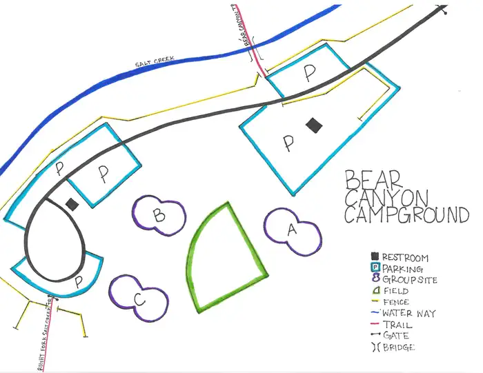 Bear Canyon — Campground Map