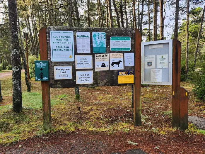 Wild Mare Horse Campground — Wild Mare Information Board