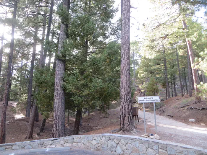 Showers Point Group Site — Showers Point Group Campground parking