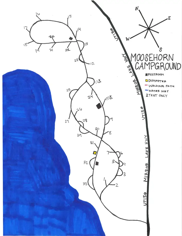 Moosehorn — Campground Map