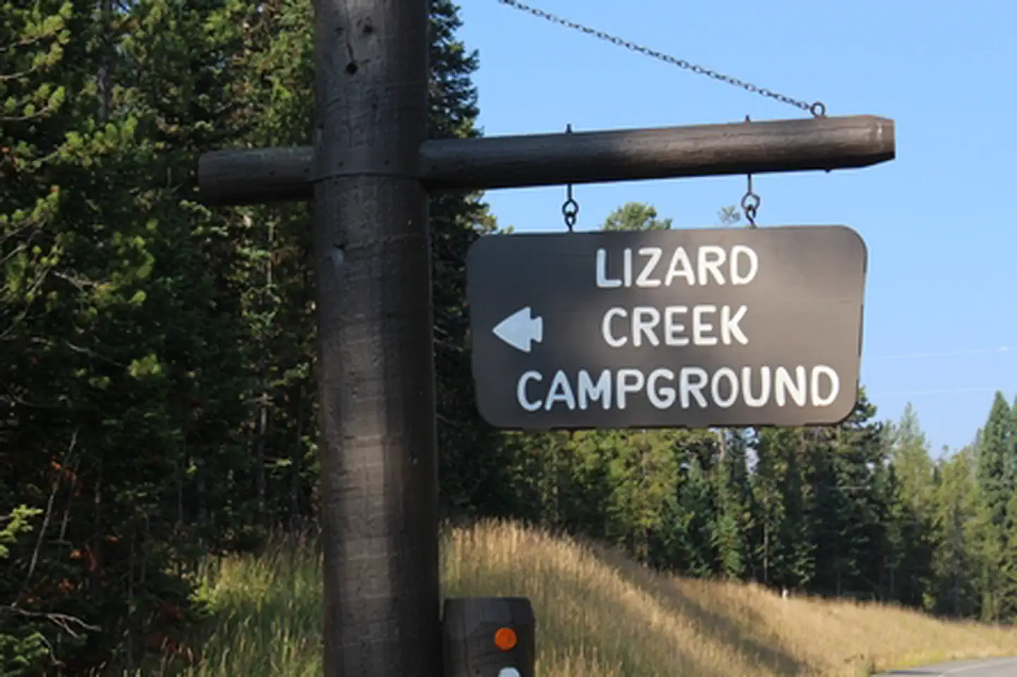 Lizard Creek Campground — Lizard Creek Campground Sign