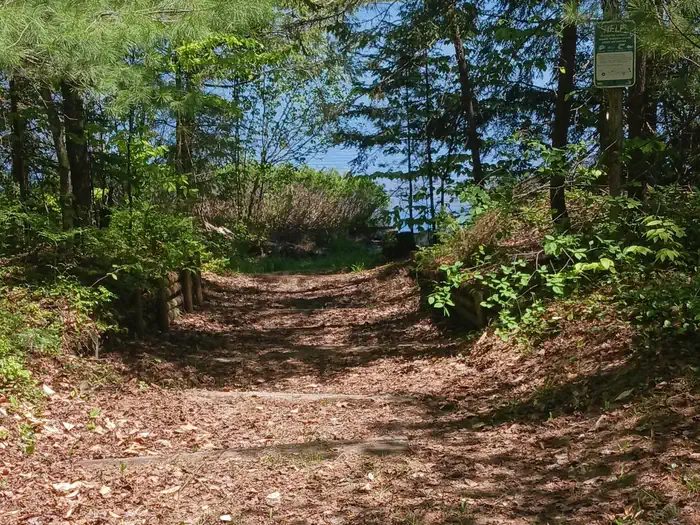 Colwell Lake Campground — Crooked lake site water access