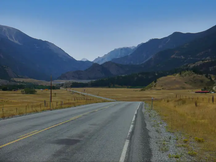 Woodbine Campground — Views on the road to Woodbine