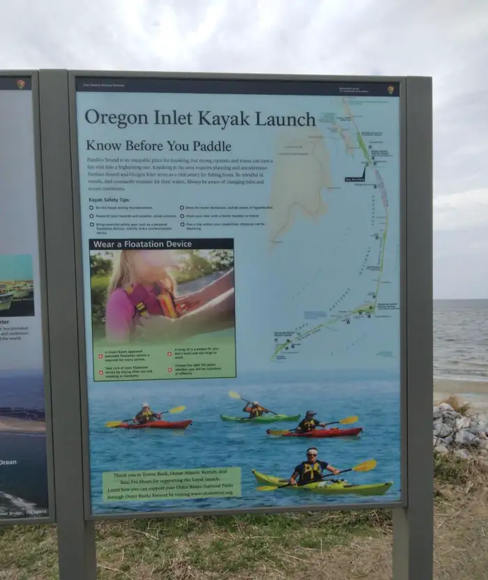 Oregon Inlet Campground — Kayak Launch At Oregon Inlet