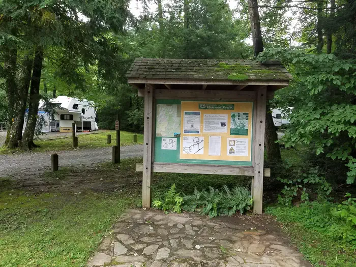 Black Mountain Campground — Sign