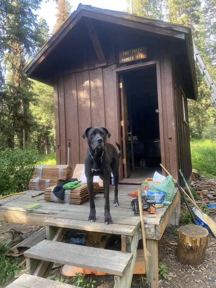 Fox Creek Cabin — Front of cabin