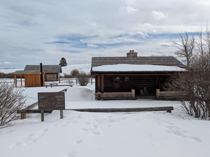 Basin Station Cabin — Basin Station Cabin, Winter
