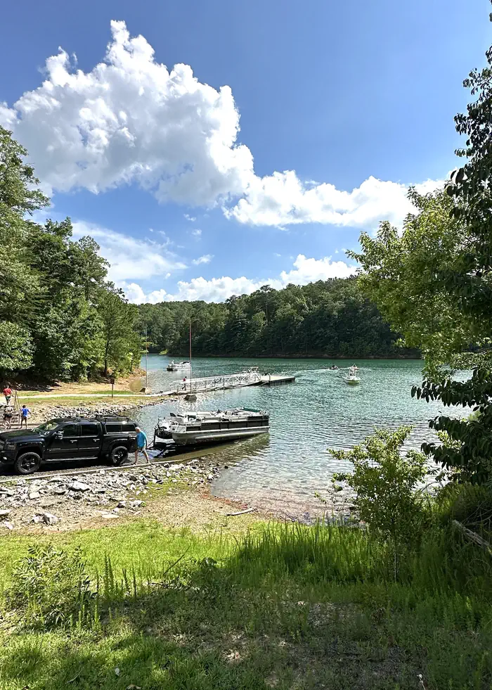 Damsite Day Use Area Shelter — DAMSITE BOAT RAMP/DOCKING STATION