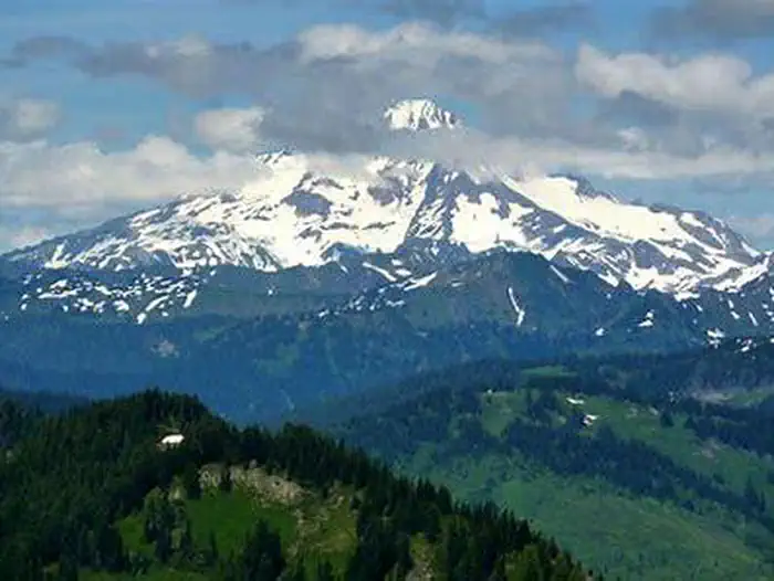 Evergreen Mountain Lookout — north view from m Evergreen