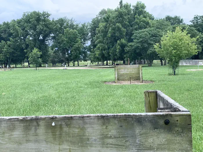 Rockhaven Park Equestrian Campground — Rockhaven Park Equestrian Campground horseshoe pit
