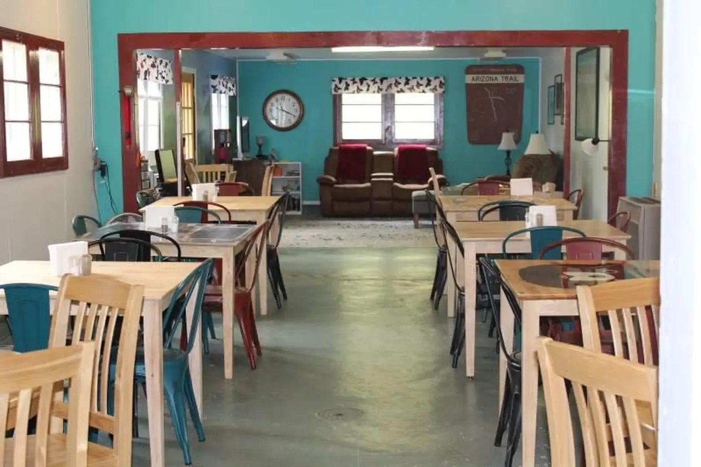 Big Springs Cabin Site — Eating and common areas